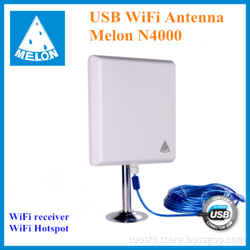 USB network adapter outdoor panel antenna 36dbi 150mbps Melon N4000